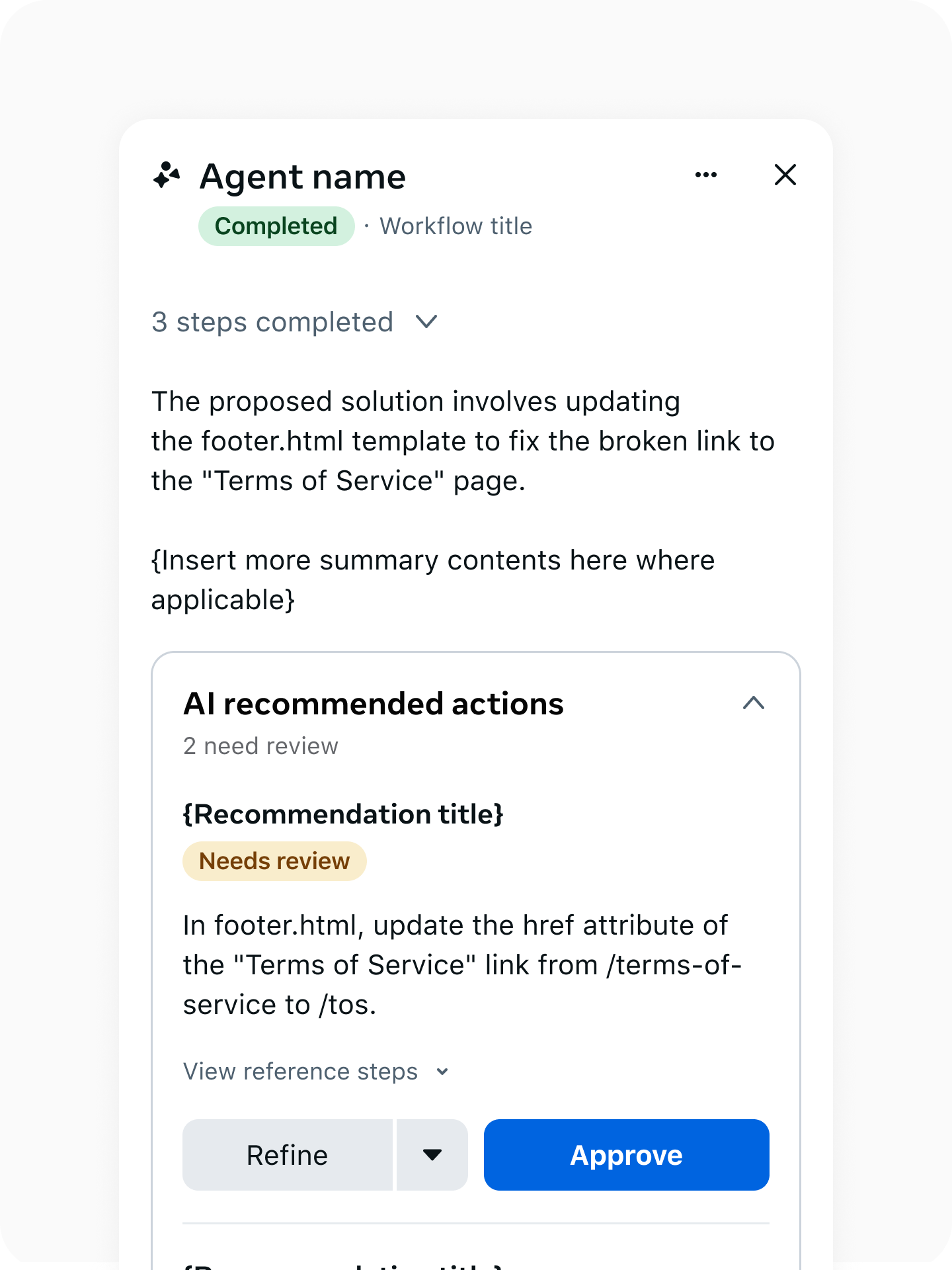 AI-first chat layouts