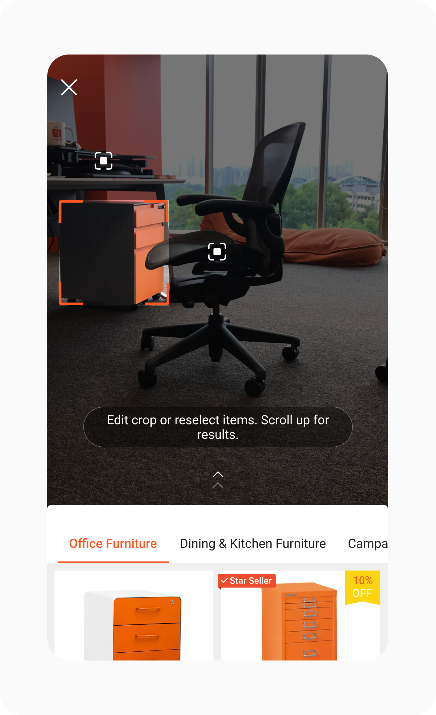 Edit and crop with object detection